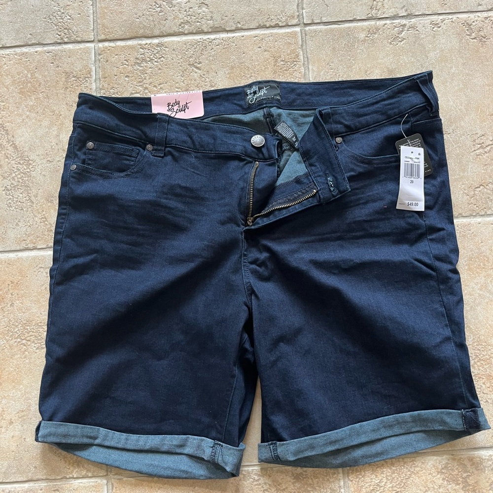 Celebrity Pink size 20,  6 1/2 inch Jean shorts. New with tags!